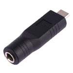 5,5 x 2,1mm Buchse zu USB-C / Typ-C Stecker Adapter, 5,5 x 2,1mm