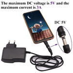 5,5 x 2,1mm Buchse zu USB-C / Typ-C Stecker Adapter, 5,5 x 2,1mm