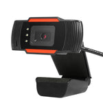 A870C3 480P Webcam USB-Stecker Computer-Webkamera mit schallabsorbierendem Mikrofon & 3 LEDs, Kabellänge: 1,4m, A870C3 (Orange)
