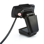 A870C3 480P Webcam USB-Stecker Computer-Webkamera mit schallabsorbierendem Mikrofon & 3 LEDs, Kabellänge: 1,4m, A870C3 (Orange)