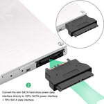 SATA 22-Pin Buchse zu SLIMLINE SATA 13-Pin Stecker Adapter, SATA 22-Pin Buchse zu SATA 13-Pin