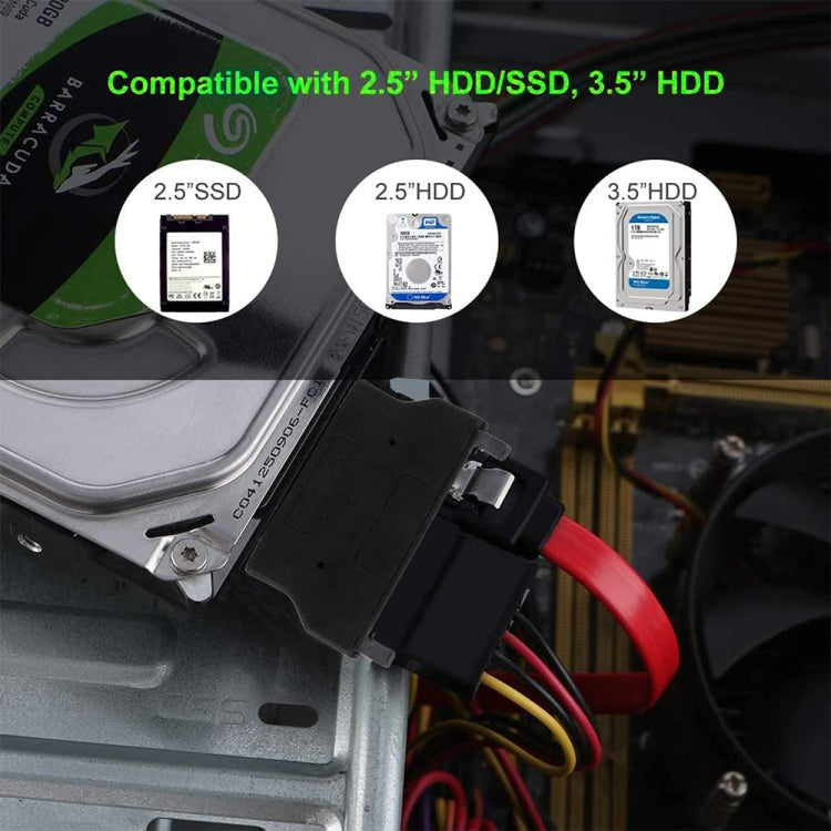 SATA 22-Pin Buchse zu SLIMLINE SATA 13-Pin Stecker Adapter, SATA 22-Pin Buchse zu SATA 13-Pin