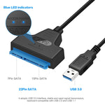 Professioneller SATA-zu-USB 3.0 Kabeladapter 2,5 Zoll SSD-Festplatten-Erweiterungsanschluss, 2,5 Zoll