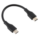 DC 4,5 x 3,0mm Strombuchse Weiblich zu USB-C / Typ C Weiblich Stromanschlussadapter mit 15cm USB-C / Typ C Kabel, 4,5x3,0mm