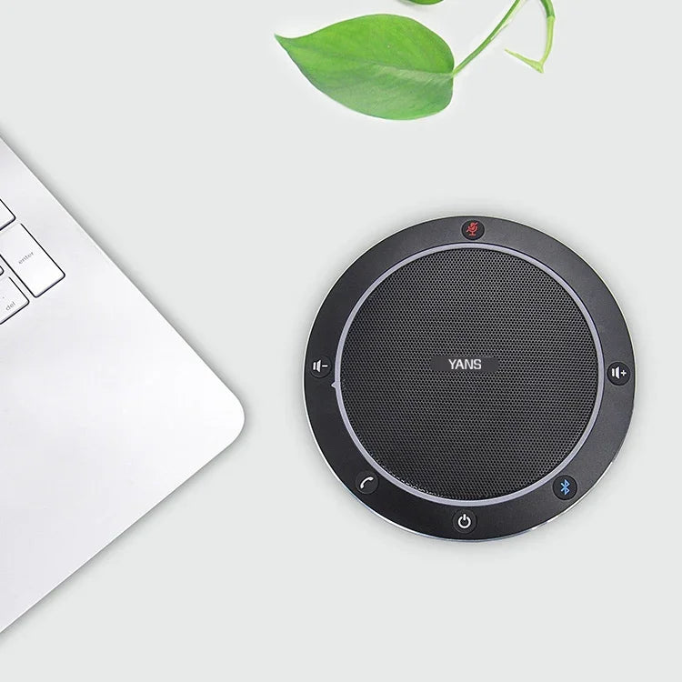 YANS YS-M61Y Bluetooth-Omnidirektional-Mikrofon für Videokonferenzen, YS-M61Y