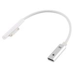 USB-C / Typ-C Weiblich zu 6-polig Männlich Laptop PD Schnellladekabel für Microsoft Surface Pro 9 / 8 / 7 / 6 / 5 / 4 / 3, Kabellänge: 0,2m, Pro 9 / 8 / 7 / 6 / 5 / 4 / 3 zu USB-C / Typ-C Weiblich Schwarz