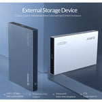 ORICO DD25 C3 2,5 Zoll Typ-C zu Typ-C und USB Mechanisches SSD-Gehäuse, Unterstützte Kapazität: 6TB