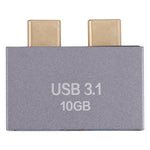 2 x USB Weiblich zu 2 x USB-C / Typ-C Männlich Adapter, 2 x USB Weiblich zu 2 x Typ-C Männlich