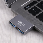 2 x USB Weiblich zu 2 x USB-C / Typ-C Männlich Adapter, 2 x USB Weiblich zu 2 x Typ-C Männlich