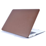Für MacBook Air 13,3 Zoll A1466 2012-2017 / A1369 2010-2012 Laptop PU Leder Klebehülle