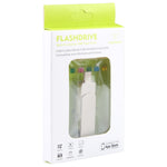 3 in 1 64G Micro USB + 8 Pin + Typ-C Metall rotierender Push-Pull-Flash-Speicher mit OTG-Funktion, 64G USB + 8 Pin + Typ-C