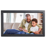21,5 Zoll LED-Display Digitaler Fotorahmen mit Halterung & Fernbedienung, US-Stecker, 21,5 Zoll