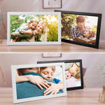 21,5 Zoll LED-Display Digitaler Fotorahmen mit Halterung & Fernbedienung, US-Stecker, 21,5 Zoll