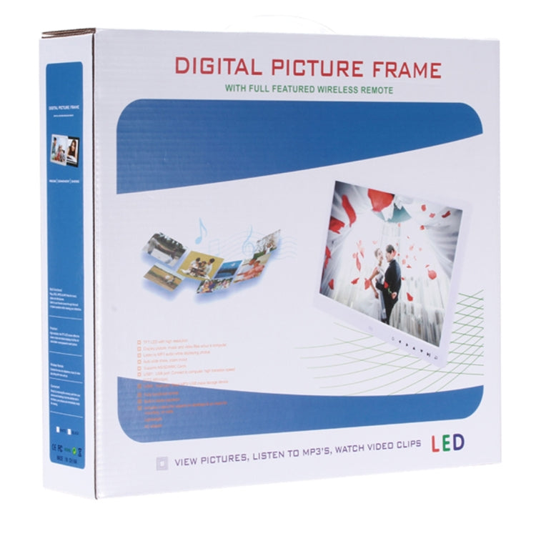 11.6 inch FHD LED Display Digital Photo Frame with Holder & Remote Control, MSTAR V56 Program, Support USB / SD Card Input, MSTAR V56 11.6 inch, 11.6 inch