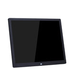 15 Zoll Digitaler Fotorahmen Elektronischer Bilderrahmen Ultrabreiter Seitenrand Unterstützung 1080P Wandmontierter Werbebildschirm, US/EU/UK Stecker