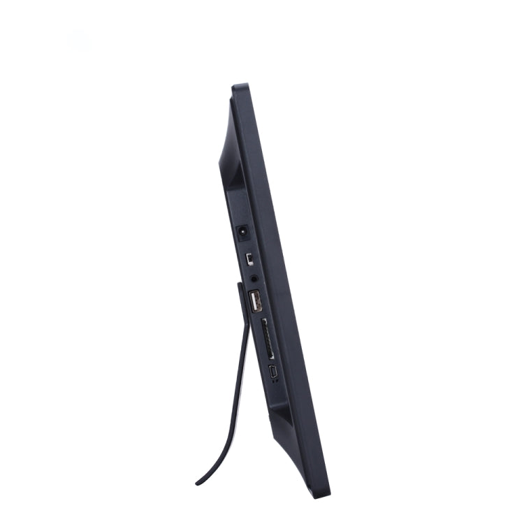 15 Zoll Digitaler Fotorahmen Elektronischer Bilderrahmen Ultrabreiter Seitenrand Unterstützung 1080P Wandmontierter Werbebildschirm, US/EU/UK Stecker