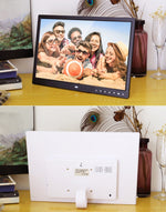 15,0 Zoll LED-Display Digitaler Fotorahmen mit Ständer / Fernbedienung, Allwinner, unterstützt USB / SD-Karten-Eingang / OTG, 15,0 Zoll, 15,0 Zoll Allwinner