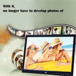 15,0 Zoll LED-Display Digitaler Fotorahmen mit Ständer / Fernbedienung, Allwinner, unterstützt USB / SD-Karten-Eingang / OTG, 15,0 Zoll, 15,0 Zoll Allwinner