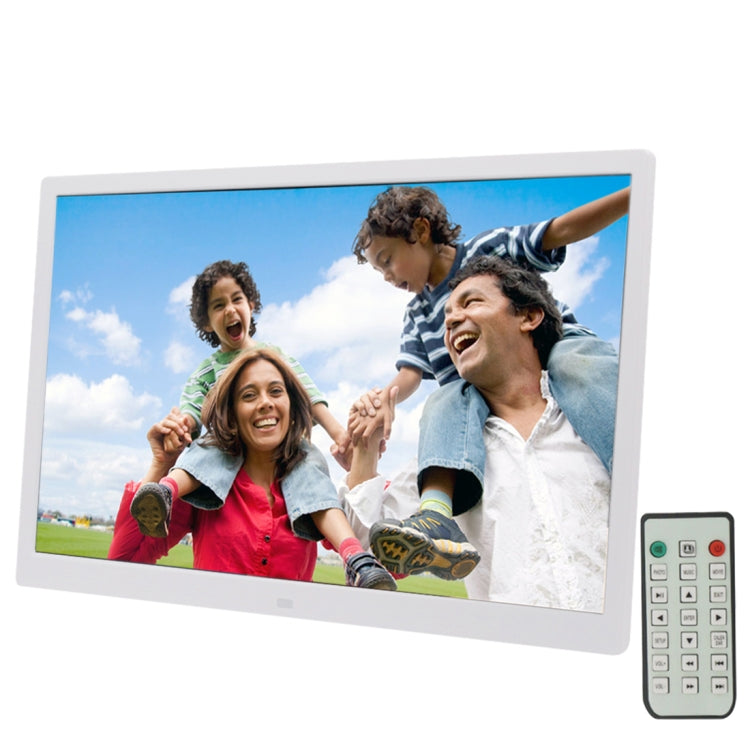 17,0 Zoll LED-Display Digitaler Fotorahmen mit Halterung / Fernbedienung, Allwinner Technologie, unterstützt USB / SD-Karten-Eingang / OTG, US/EU/UK-Stecker, 17,0 Zoll, 17,0 Zoll/Ohne Touch-Taste Schwarz