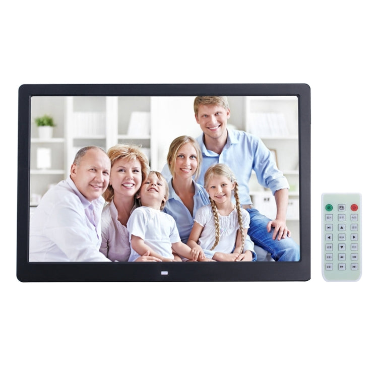 13 Zoll LED-Display Digitaler Fotorahmen mit Halterung & Fernbedienung, Allwinner F16, unterstützt SD / MS / MMC-Karten und USB, 13 Zoll/F16
