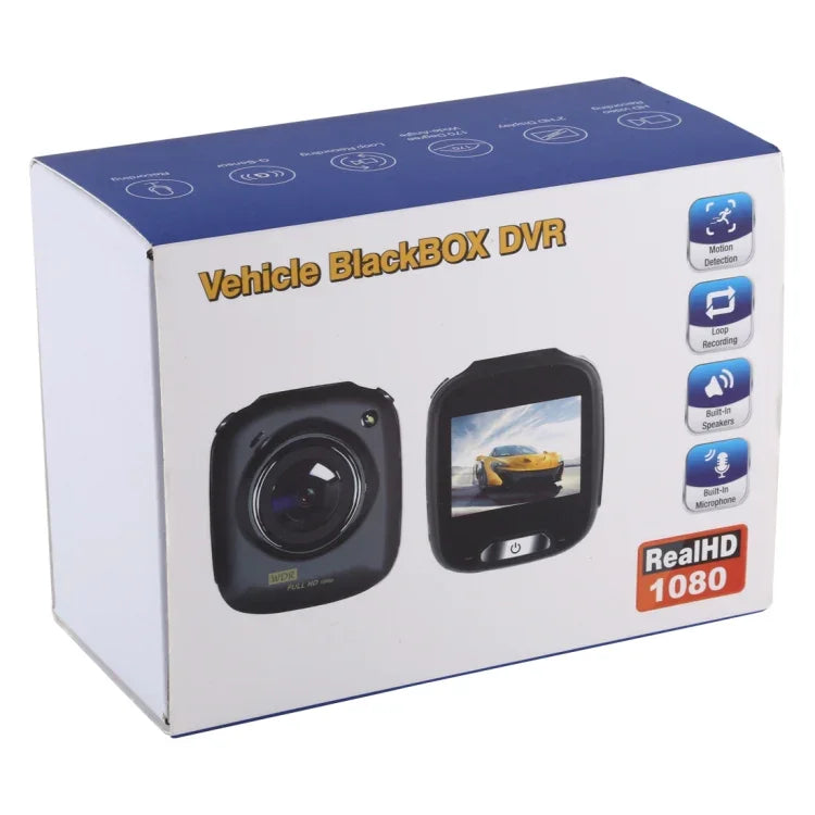 Mini Auto-DVR Kamera Rekorder 2,0 Zoll LCD Bildschirm HD 1080P 170 Grad Weitwinkel, unterstützt Bewegungserkennung / Infrarot-Nachtsicht / TF-Karte / Mikrofon, 2,0 Zoll