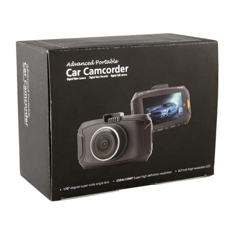 GS90C Auto-DVR-Kamera 2,7-Zoll-LCD-Bildschirm HD 2304 x 1296P 170 Grad Weitwinkelansicht, unterstützt Bewegungserkennung / TF-Karte / G-Sensor / HDMI, GS90C