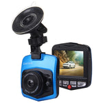 VGA 480P Auto Camcorder DVR Fahrtenschreiber Digitale Videokamera Diktiergerät mit 2,4 Zoll LCD-Bildschirm, unterstützt 32GB Micro TF Karte & Infrarot-Nachtsichtfunktion (Schwarz + Blau), 2,4 Zoll LCD
