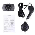 Auto-DVR-Kamera, 2,7 Zoll LCD, 480P, 1,3 MP Kamera, 120 Grad Weitwinkel, Unterstützung für Nachtsicht / Bewegungserkennung / TF-Karte / G-Sensor, 2,7 Zoll