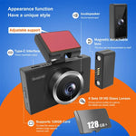 X12 2K Ultra HD Panorama-Dreifachaufnahme WiFi Auto-Dashcam Unterstützt mobile APP, X12