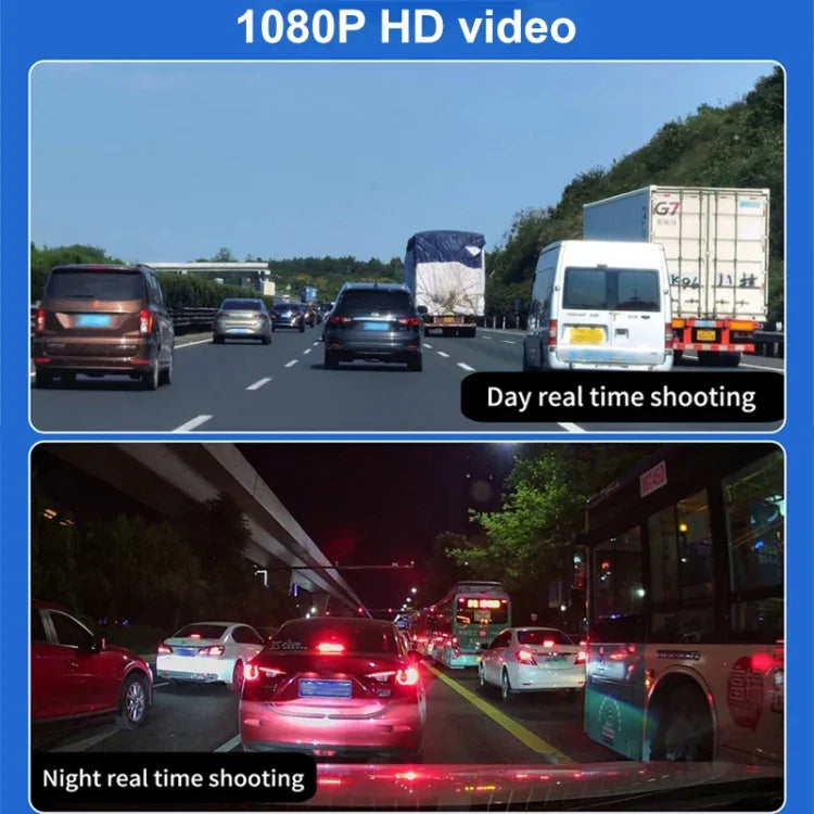 X12 2K Ultra HD Panorama-Dreifachaufnahme WiFi Auto-Dashcam Unterstützt mobile APP, X12