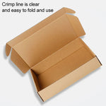 100 Stück Kraftpapier-Versandkarton, Größe: Q4, 20x10x4cm