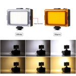 PULUZ U/C Shape Tragbarer Hand-DV-Halterungsstabilisator + LED-Studioleuchten-Set mit Blitzschuh-Stativkopf für alle Spiegelreflexkameras und Heim-DV-Kameras, Halterungssets + LED