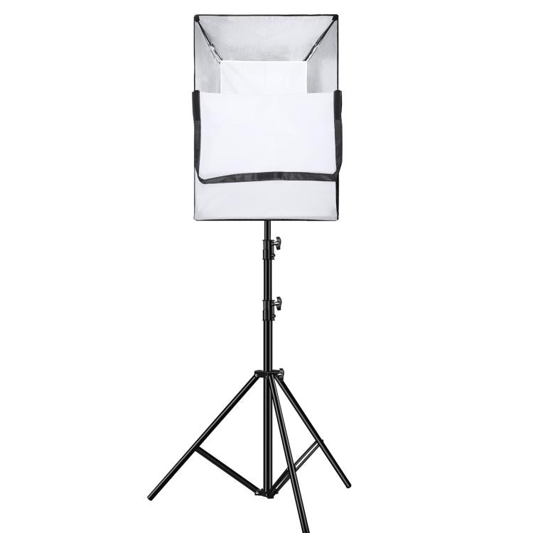 PULUZ 120W Fotostudio Blitzlicht-Kit mit Softbox Reflektor & Stativ, Rechteck 120W 2700K-6500K Lichtkit EU-Stecker, Rechteck 120W 2700K-6500K Lichtkit UK-Stecker, Rechteck 120W 2700K-6500K Lichtkit US-Stecker