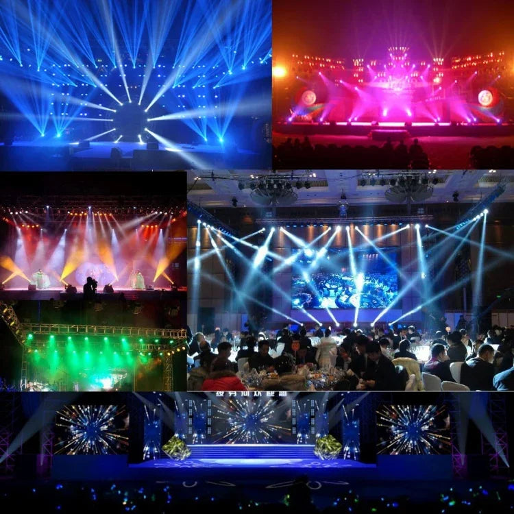 mit LED-Anzeige, Master/Slave/DMX512/Automatik/Musiksteuerungsmodi, US/EU-Stecker