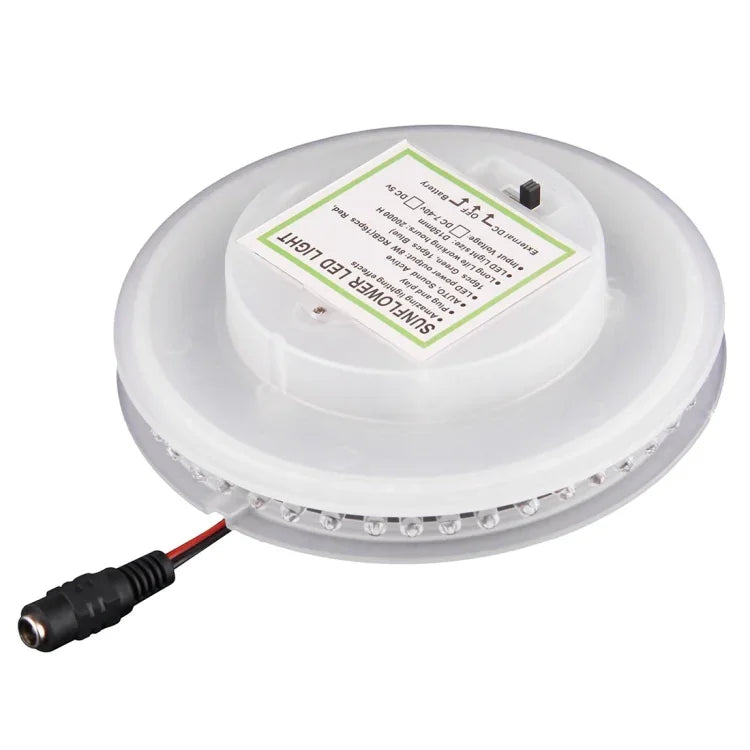 8W Sunflower LED Stage Light, Sound Control / Auto Run Mode