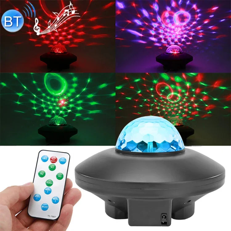 10W Bluetooth-Wasserwellen-Laser-Sternenprojektionslicht