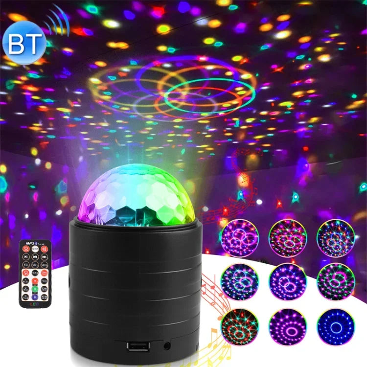 USB Bluetooth Kristall Magische Kugel Bühnenlicht mit Fernbedienung