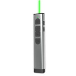 Doosl Dsit038 2,4-GHz Funk-Presenter, PowerPoint-Clicker, Fernbedienung mit grünem Laserpointer, Reichweite: 100 m, grüner Laser