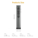 Doosl Dsit038 2,4-GHz Funk-Presenter, PowerPoint-Clicker, Fernbedienung mit grünem Laserpointer, Reichweite: 100 m, grüner Laser