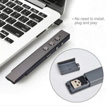 PR-20 Kabelloser Presenter PowerPoint PPT Clicker Präsentationsfernbedienung Stift Laserpointer Flip Pen mit Air-Mouse-Funktion, Laserpointer Flip Pen