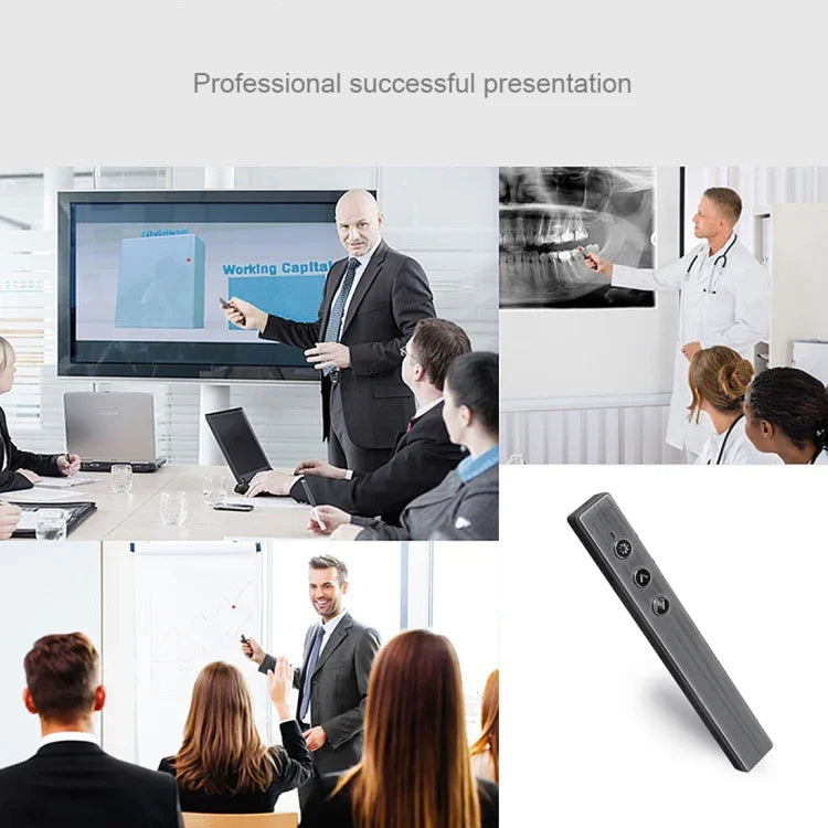 PR-20 Kabelloser Presenter PowerPoint PPT Clicker Präsentationsfernbedienung Stift Laserpointer Flip Pen mit Air-Mouse-Funktion, Laserpointer Flip Pen