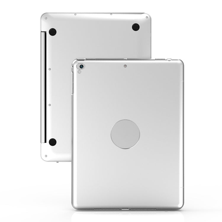 F19B für iPad 9,7 (2017/2018) & iPad Air & Air 2 & iPad Pro 9,7 & Neues iPad 9,7 Zoll (2017) Ultraleichte ABS horizontale Klapp-Tablet-Hülle + Bluetooth-Tastatur