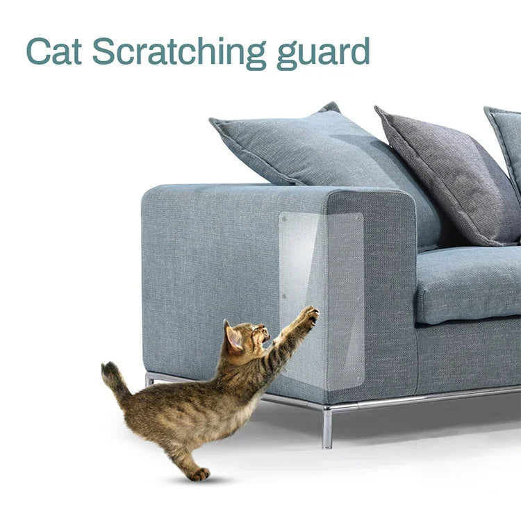 2 Stück/Packung Kratzschutz-PVC-Sofaaufkleber für Katzen, Größe: 30 x 45 cm