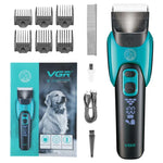 VGR V-208 Professioneller elektrischer Haarschneider für Haustiere, V-208 (Blau), V-208 (Rot)