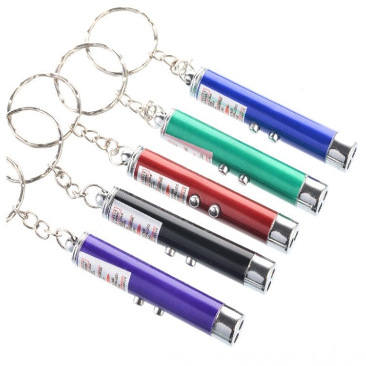 LED-Laserstift mit roter Spitze, lustige Katze