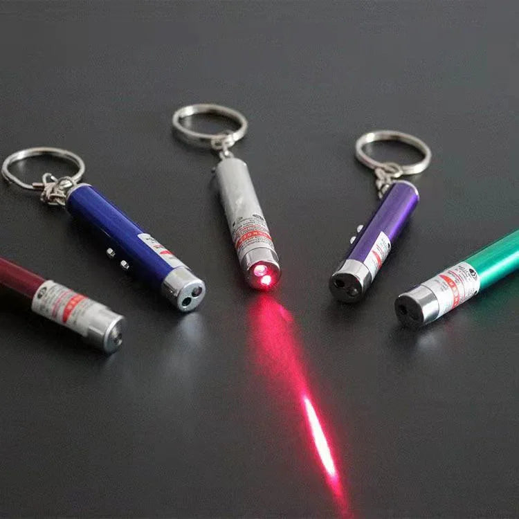 LED-Laserstift mit roter Spitze, lustige Katze