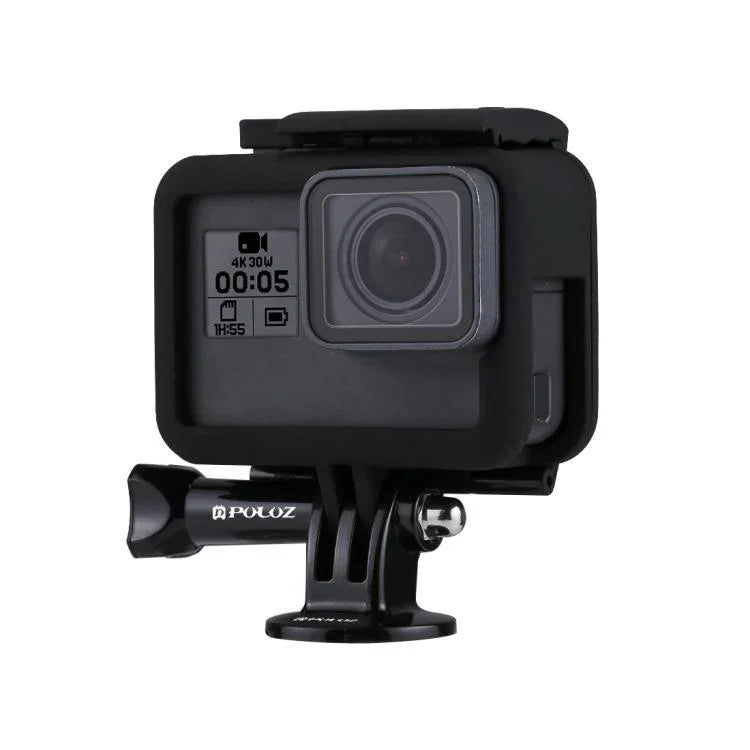 PULUZ Kamera-Stativhalterungsadapter für PULUZ Action-Sportkameras, Jaws Flex Clamp Mount für GoPro, Insta360, DJI und andere Actionkameras, Stativhalterung (PVC-Material)