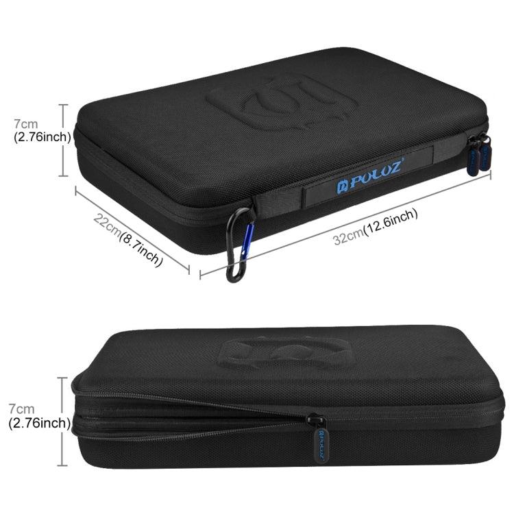 PULUZ Wasserdichte Tragetasche und Reisetasche für GoPro, Insta360, DJI und anderes Action-Kamera-Zubehör, Größe L: 32 cm x 22 cm x 7 cm, für GoPro, Größe L: 32 cm x 22 cm x 7 cm