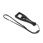 PULUZ Kunststoff-Rändelschraubenschlüssel mit Trageschlaufe für GoPro, Insta360, DJI und andere Action-Kameras, Schraubenschlüssel (PVC-Material), Schwarz