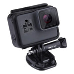 PULUZ 2 Flachhalterungen + 2 Klebestreifen für PULUZ Action-Sportkameras, Jaws Flex Clamp Halterung für GoPro, Insta360, DJI und andere Actionkameras, Aufkleberpaket B